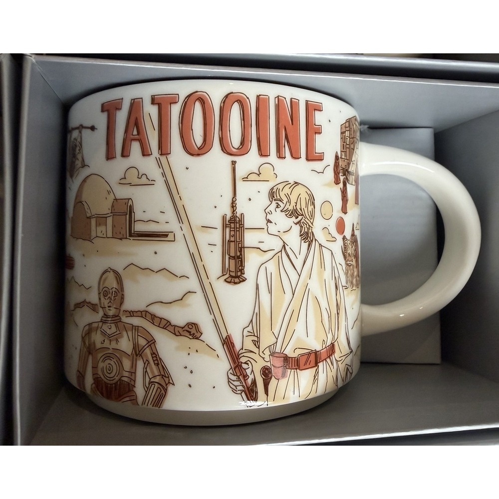 Starbucks Disney Star Wars Been There Series Mug 14oz TATOOINE NIB Retired